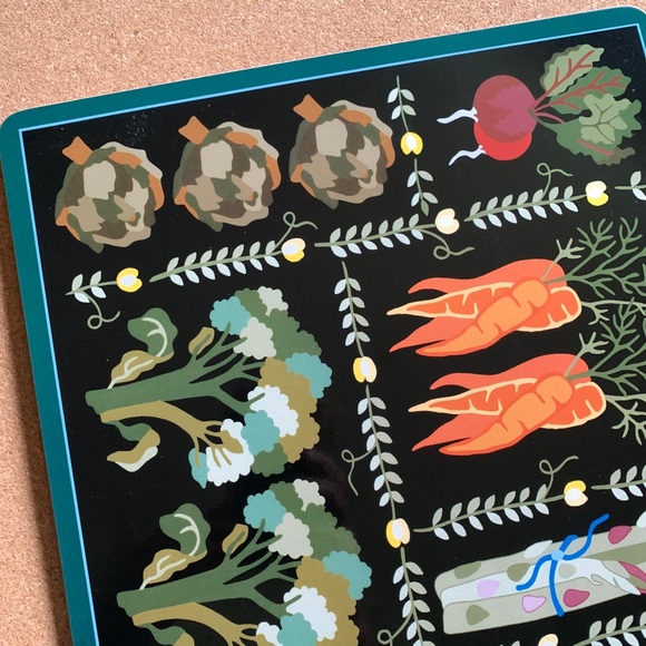 RETRO VEGETABLE kitchen table dinning placemats OS - Picture 7 of 14